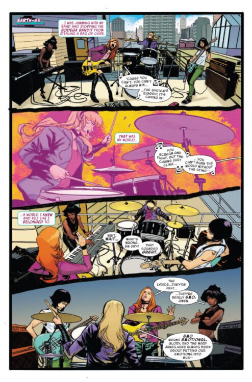 marvel comics exclusive preview spider-gwen ghost spider gwen stacy spider-man