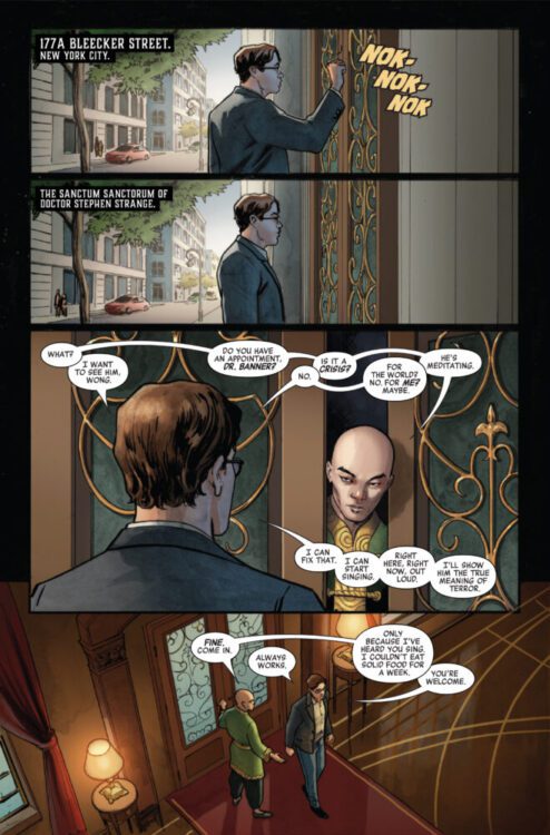 marvel comics exclusive preview hulk doctor strange