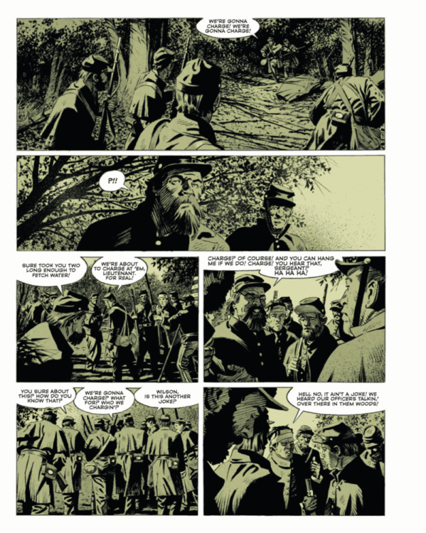 abrams comicarts comics graphic novel exclusive preview red badge of courage stephen crane steve cuzor