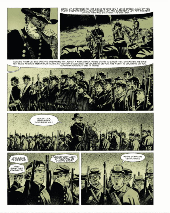 abrams comicarts comics graphic novel exclusive preview red badge of courage stephen crane steve cuzor