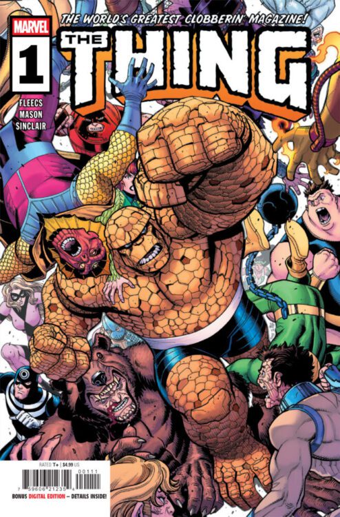 marvel comics exclusive preview the thing fantastic four