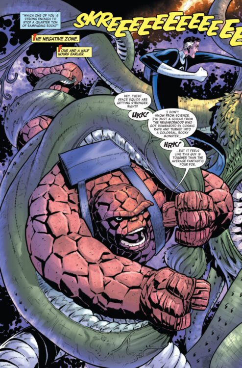 marvel comics exclusive preview the thing fantastic four