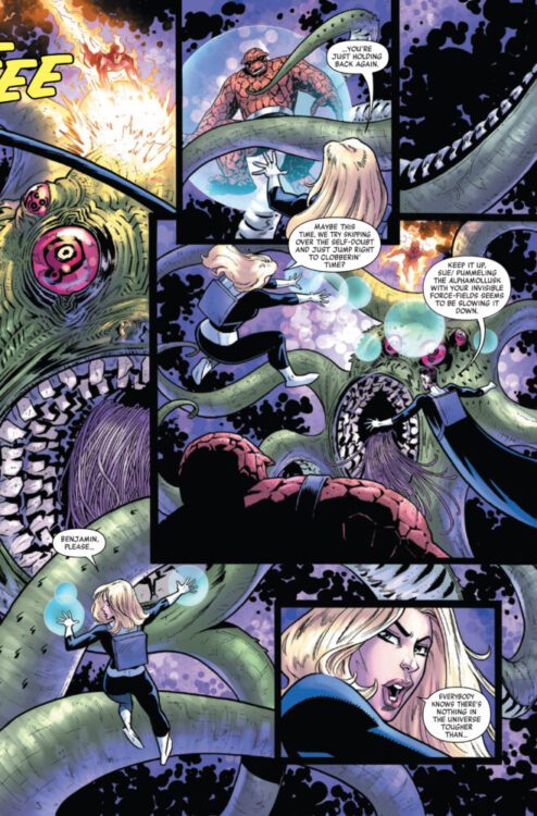 marvel comics exclusive preview the thing fantastic four