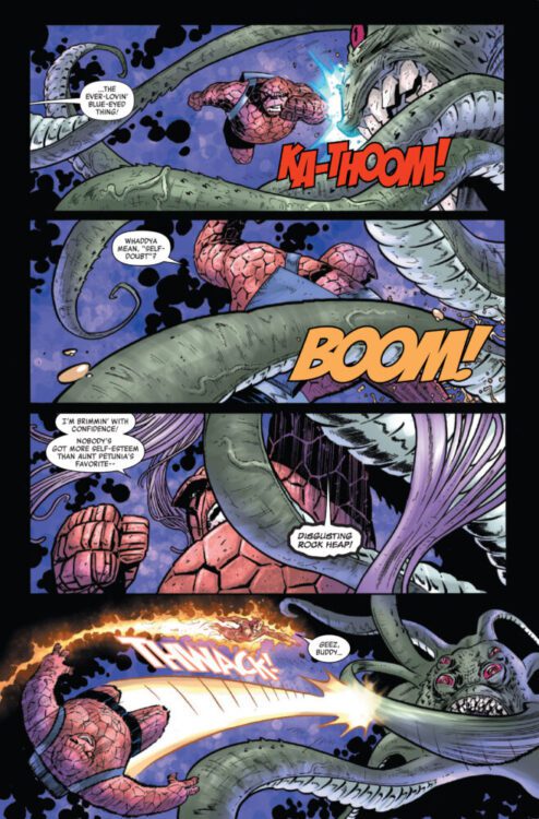 marvel comics exclusive preview the thing fantastic four