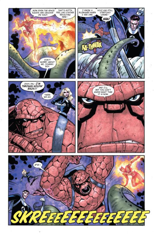 marvel comics exclusive preview the thing fantastic four
