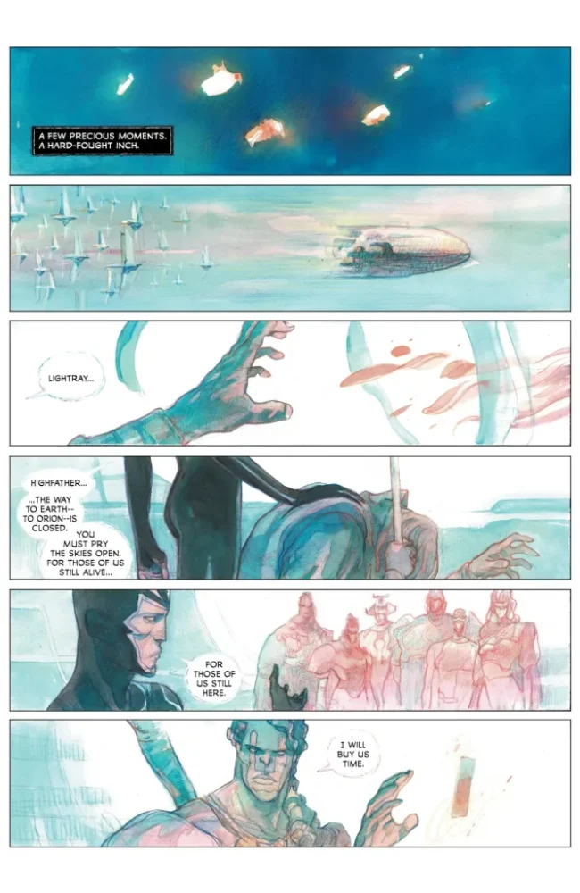 Highfather mourns Lightray.