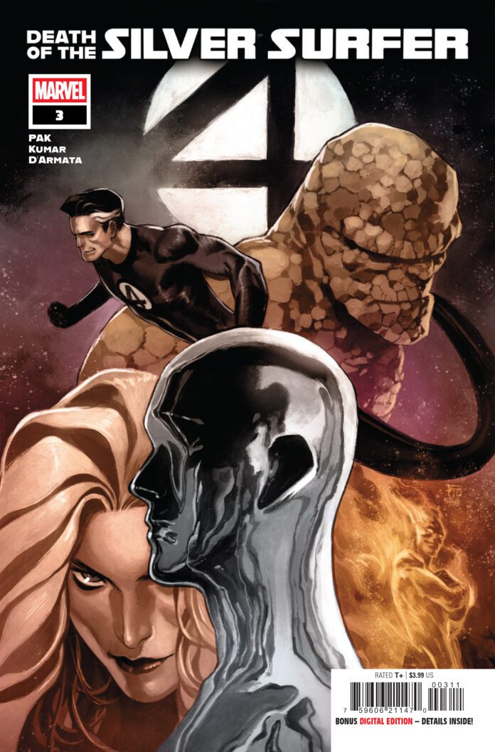 marvel comics exclusive preview death of the silver surfer fantastic four