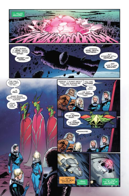 marvel comics exclusive preview death of the silver surfer fantastic four