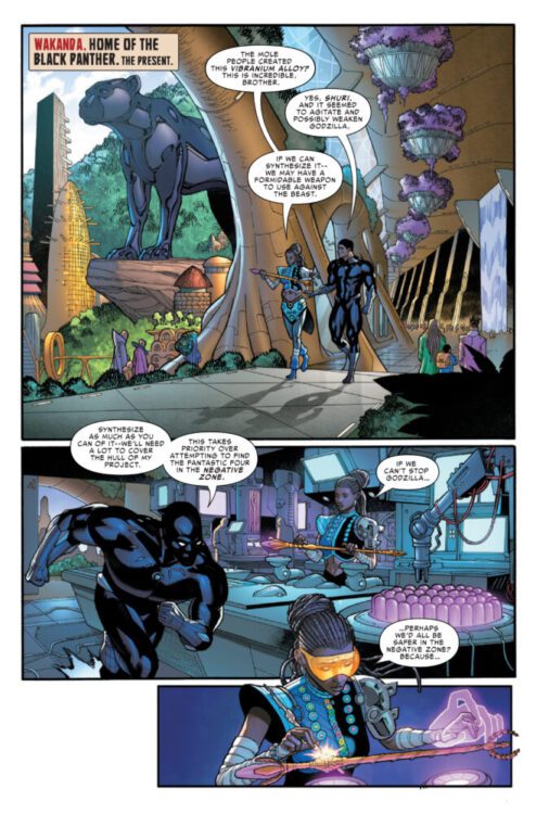 marvel comics exclusive preview godzilla destroys the marvel universe