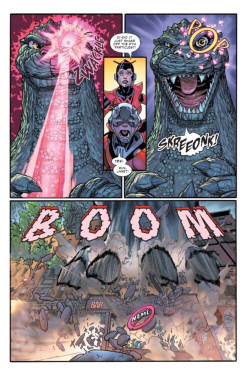 marvel comics exclusive preview godzilla destroys the marvel universe