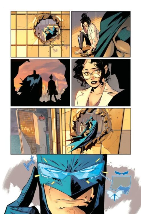 Batman prepares to search for Killer Croc.