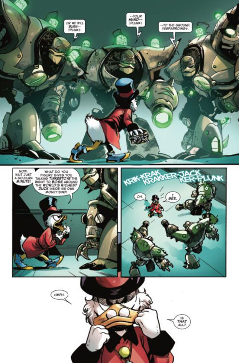 marvel comics exclusive preview uncle scrooge mcduck earth's mightiest duck disney