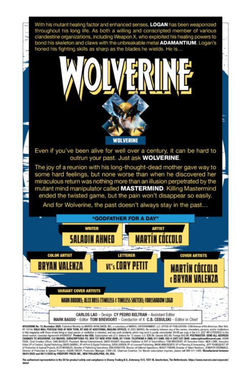 marvel comics exclusive preview wolverine x-men