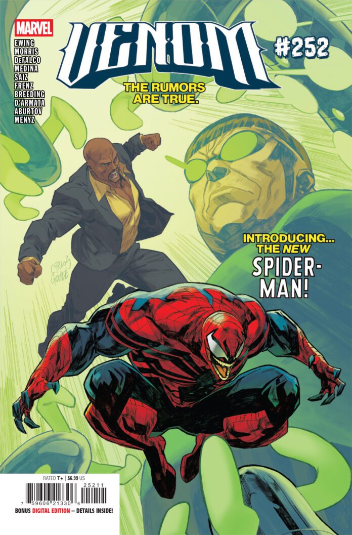 marvel comics exclusive preview venom spider-man luke cage