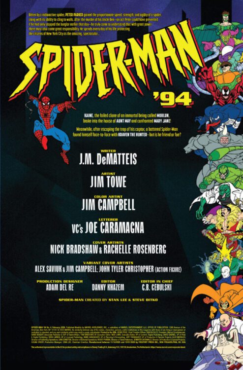 marvel comics exclusive preview spider-man 94 kraven