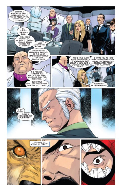 marvel comics exclusive preview spider-man 94 kraven