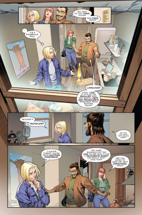 marvel comics exclusive preview venom spider-man mary jane paul