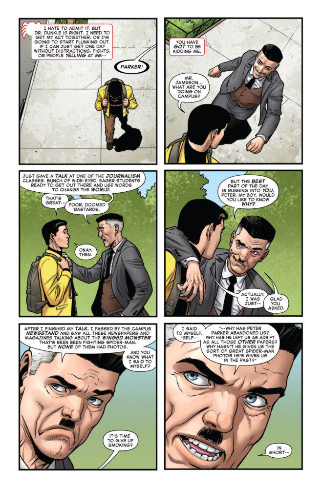 marvel comics exclusive preview amazing spider-man torn