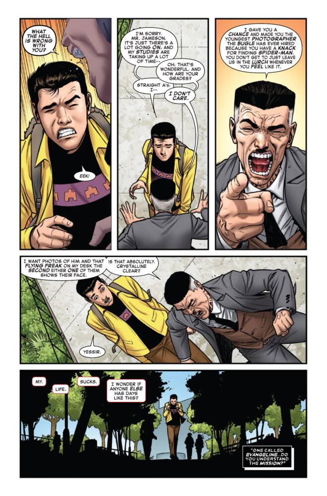 marvel comics exclusive preview amazing spider-man torn