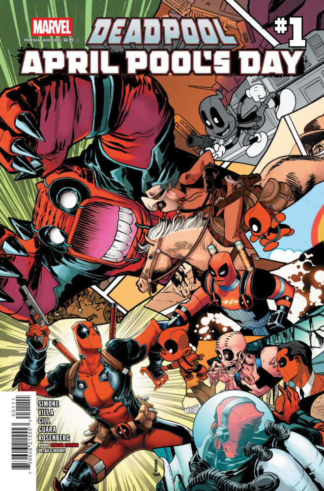 marvel comics exclusive preview deadpool april pool's day