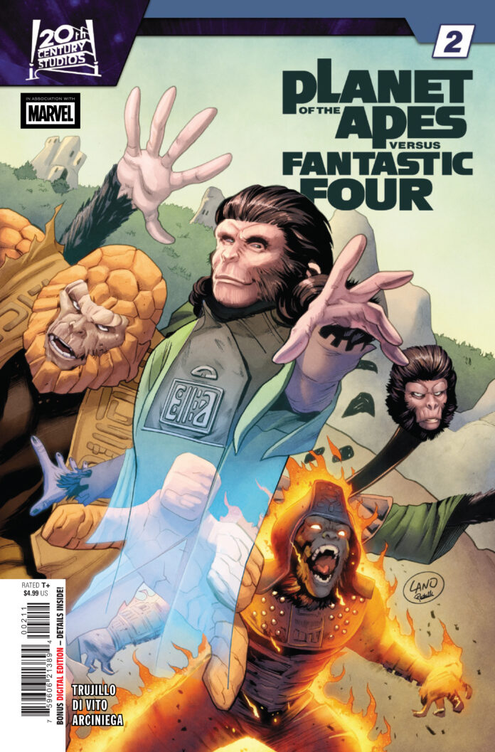 marvel comics exclusive preview planet of the apes fantastic four