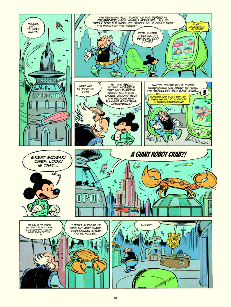 fantagraphics comics exclusive preview disney mickey mouse society of evil