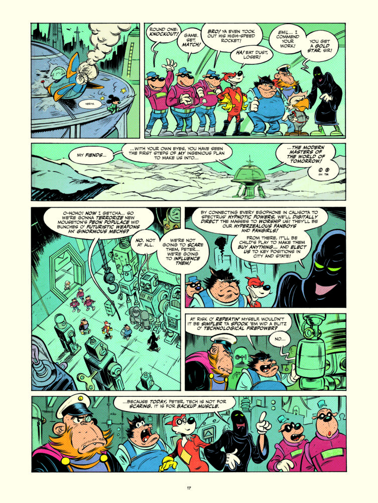 fantagraphics comics exclusive preview disney mickey mouse society of evil