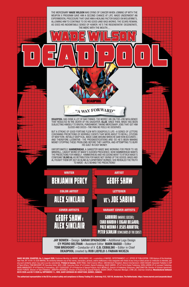 marvel comics exclusive preview wade wilson deadpool