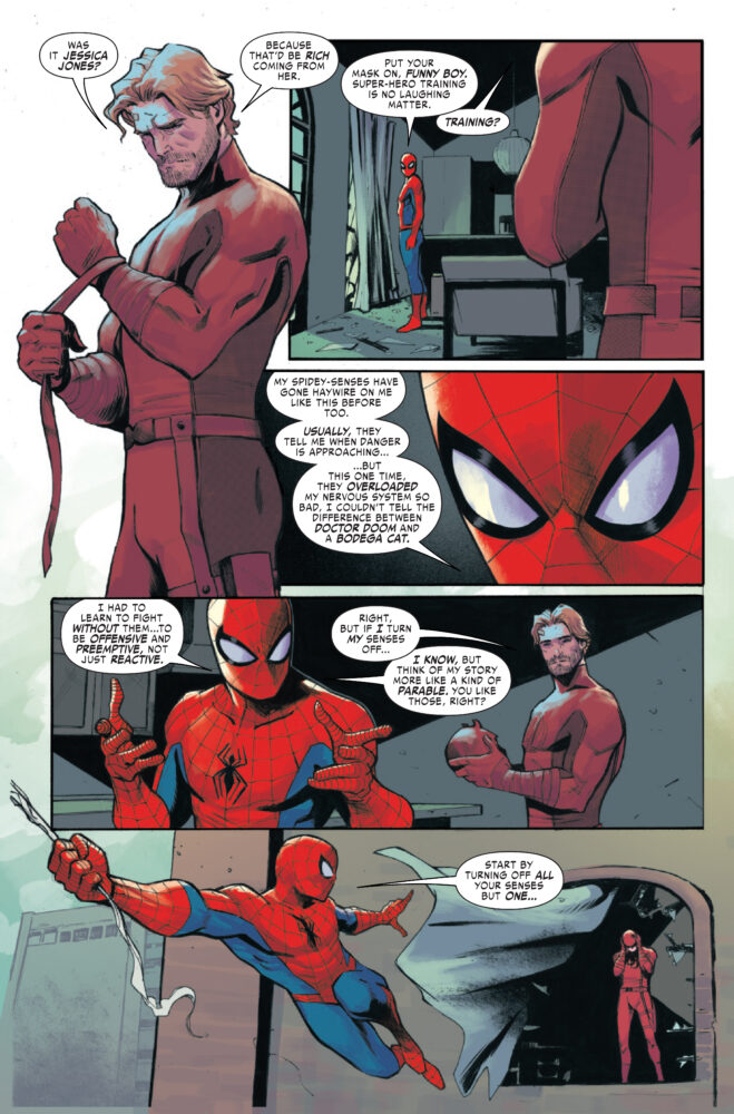 marvel comics exclusive preview daredevil spider-man