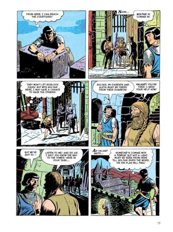 fantagraphics exclusive preview prince valiant peril of the round table