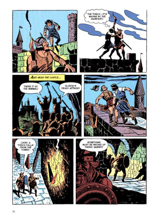 fantagraphics exclusive preview prince valiant peril of the round table