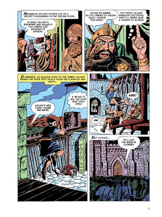 fantagraphics exclusive preview prince valiant peril of the round table