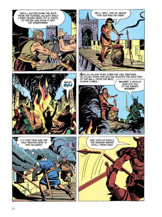 fantagraphics exclusive preview prince valiant peril of the round table