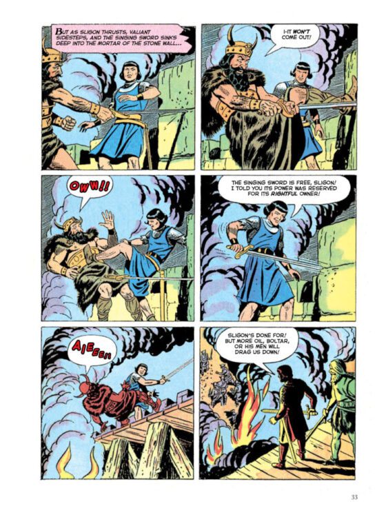 fantagraphics exclusive preview prince valiant peril of the round table
