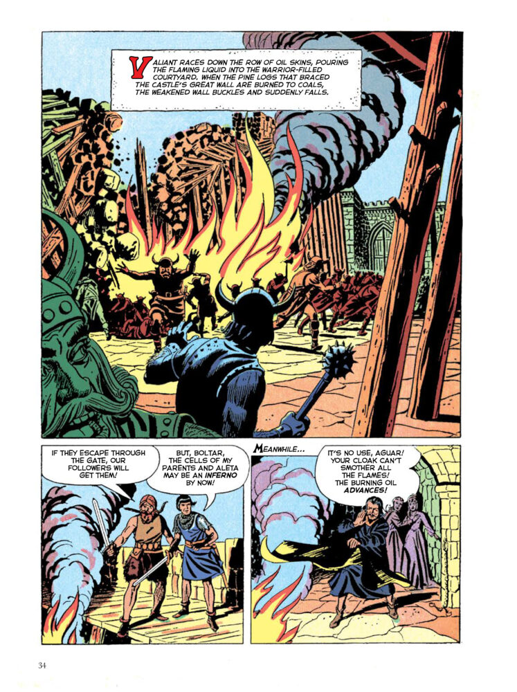 fantagraphics exclusive preview prince valiant peril of the round table