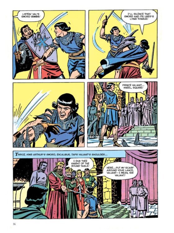 fantagraphics exclusive preview prince valiant peril of the round table