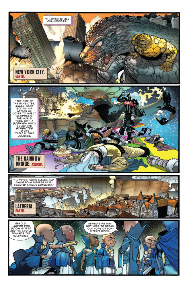 marvel comics exclusive preview godzilla conquers the multiverse