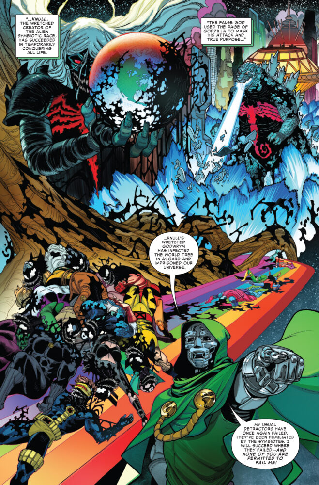marvel comics exclusive preview godzilla conquers the multiverse