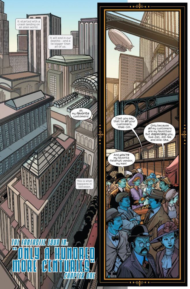 marvel comics exclusive preview fantastic four