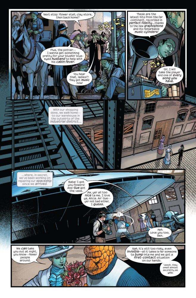 marvel comics exclusive preview fantastic four