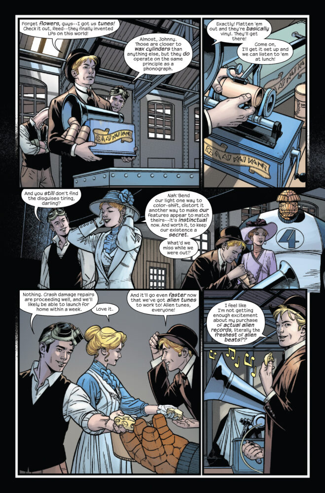 marvel comics exclusive preview fantastic four