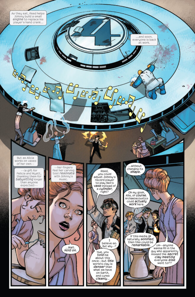 marvel comics exclusive preview fantastic four