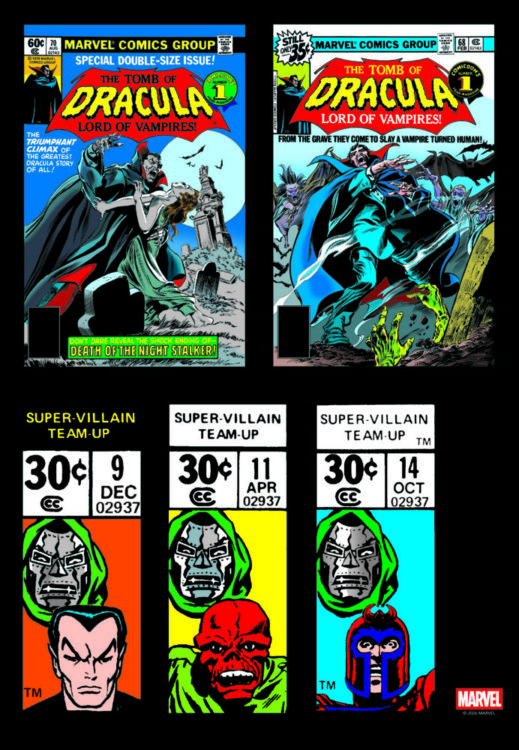 comics clover press marvel masterworks kickstarter exclusive sticker tomb of dracula