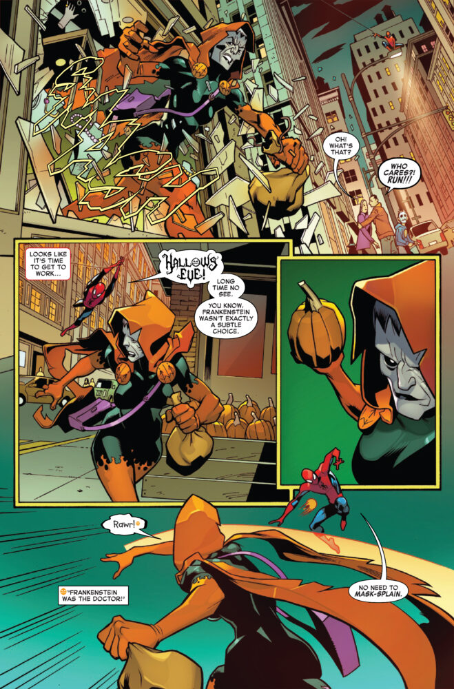 marvel comics exclusive preview amazing spider-man halloween special