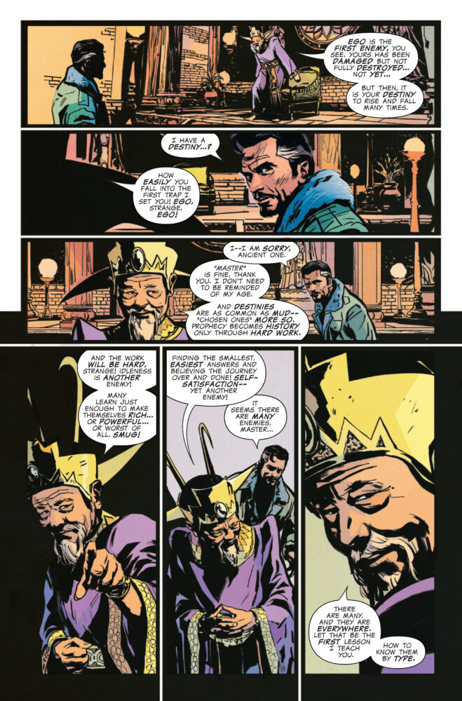 marvel comics exclusive preview challenges of doom doctor doom doctor strange