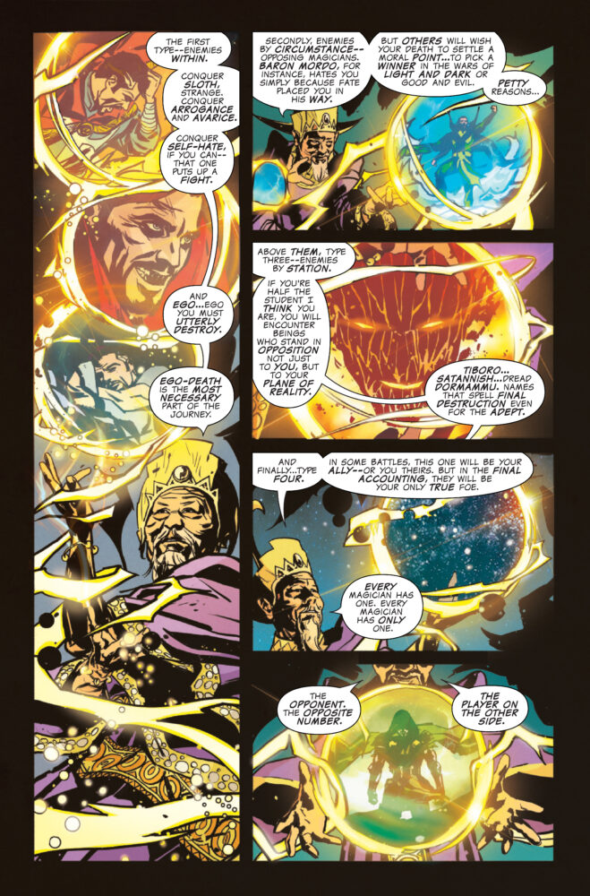 marvel comics exclusive preview challenges of doom doctor doom doctor strange