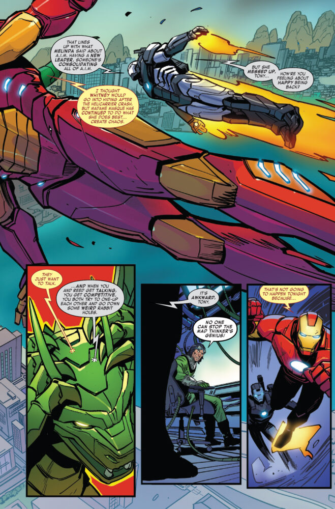 marvel comics exclusive preview iron man fantastic four